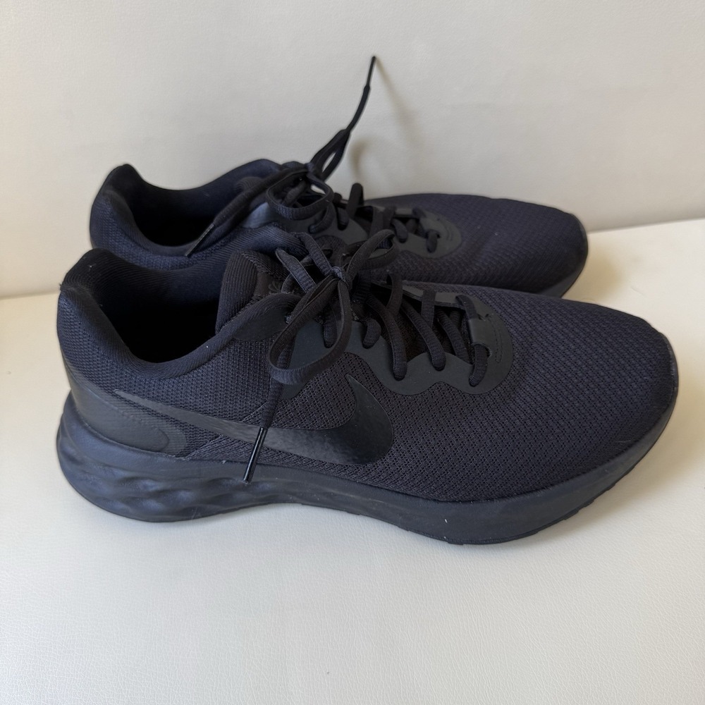 Nike Revolution 6 Women's Black Running Shoes Sneakers Wide 8.5W DD8475-001